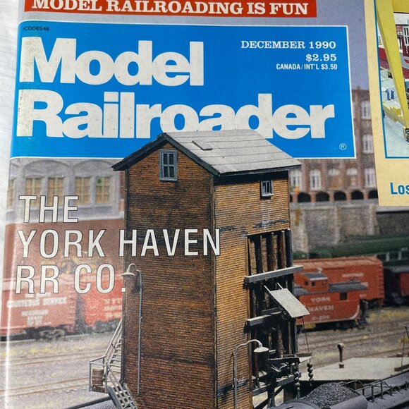 Model Railroader Magazine Back Issue December 1990 Vol 57 No 12 u  York Haven RR - Picture 2 of 13